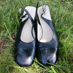 Chanel classic slingback heels